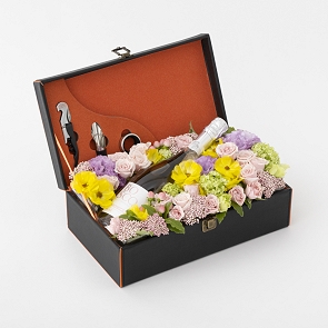 HLH042 ANELIA 鮮花配法國酩悅香檳禮盒